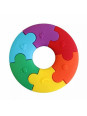 Pierwsze puzzle sensoryczne, tęczowe kółko, Jellystone Designs Pierwsze puzzle sensoryczne, tęczowe kółko, Jellystone Designs