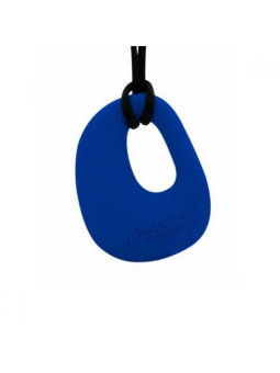 Wisiorek silikonowy gryzak Kamyk, granatowy, Jellystone Designs