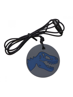 Gryzak terapeutyczny, dinozaur, szary, Jellystone Designs