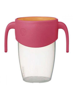 b.box Kubek 360 do nauki picia dla dzieci – kubek treningowy niekapek strawberry shake