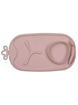 b.box roll + go Zwijana mata BLW do nauki samodzielnego jedzenia dla dzieci róż