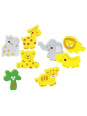 Puzzle dla dzieci, dzikie zwierzęta goki - drewniana zabawka edukacyjna, zabawka dla 2 latka