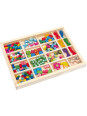 Zabawka kreatywna Zestaw do robienia biżuterii dla dzieci, zabawka montessori small foot design - zestaw zabawek plastycznych  