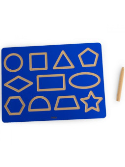 VIGA Tablica Grafomotoryczna Kształty Nauka Pisania