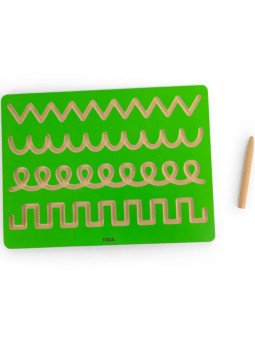 VIGA Tablica Grafomotoryczna Szlaczki Nauka Pisania