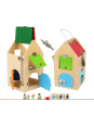 Domek z zamkami - zabawa zręcznościowa dla dzieci small foot design - drewniana zabawka edukacyjna  zabawka dla 3 latka