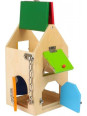 Domek z zamkami - zabawa zręcznościowa dla dzieci small foot design - drewniana zabawka edukacyjna  zabawka dla 3 latka