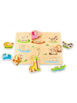 Układanka z uchwytami Przyjaciele z dżungli