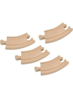 Zakręty kolejowe - tory krótkie 4 sztuki