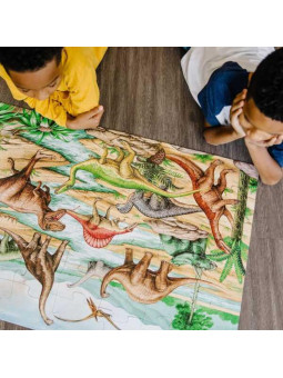 Puzzle podłogowe dinozaury 48el.