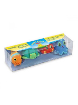 Gumowe zabawki do kąpieli - morskie stwory