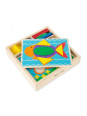 Drewniana układanka – Mozaika – kolory i kształty Drewniana układanka – Mozaika – kolory i kształty