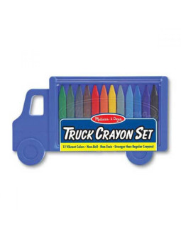 Zestaw kredek świecowych – Samochód – 12szt.