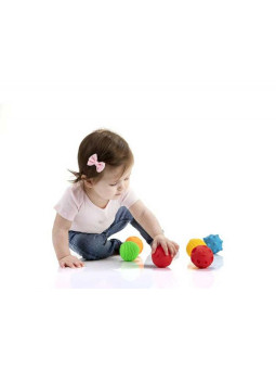 Piłki sensoryczne buźki 6szt