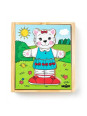 Puzzle kotek do ubierania Puzzle kotek do ubierania