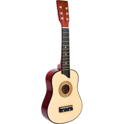 Gitara dla dzieci natural zabawka montessori small foot design - drewniana zabawka muzyczna  zabawka dla 3 latka POWYSTAWOWE