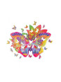 Puzzle drewniane motyl