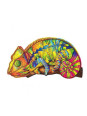 Puzzle drewniane kameleon Puzzle drewniane kameleon