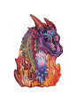 Puzzle drewniane smok Puzzle drewniane smok