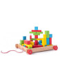 Wózek z klockami do ciągnięcia Wózek z klockami do ciągnięcia