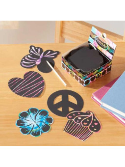 Zdrapka Przyjaźń - zestaw karteczek do grawerowania ScratchArt