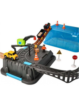 Zestaw kolejkowy Kopalnia 63 elementy