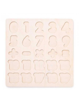 Puzzle układanka drewniane cyferki