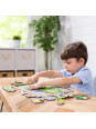 Puzzle z zębatkami Gonitwa zwierząt Puzzle z zębatkami Gonitwa zwierząt