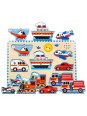 Układanka dźwiękowa - Pojazdy - puzzle muzyczne Układanka dźwiękowa - Pojazdy - puzzle muzyczne