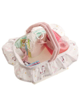 Biały koszyczek dla lalki Antonio Juan 92108