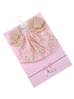 Kwiecista sukienka dla lalki Asi 3114010 - 20 cm - 21 cm