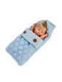 Niebieski śpiworek dla lalki Asi 3997134 - 20 cm - 21 cm