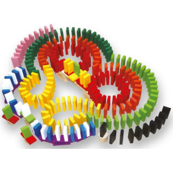 Domino dla dzieci  - rallye maxi small foot design - drewniana gra planszowa zabawka dla 5 latka