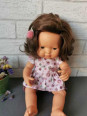 Tunika ze spodniami na lalkę 38cm różowe rozetki Tunika ze spodniami na lalkę 38cm różowe rozetki