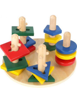 Układanka wieże motoryczne