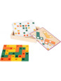 Klocki kształty geometryczne - zabawka Montessori