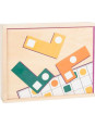 Klocki kształty geometryczne - zabawka Montessori