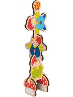 Puzzle przestrzenne krasnale