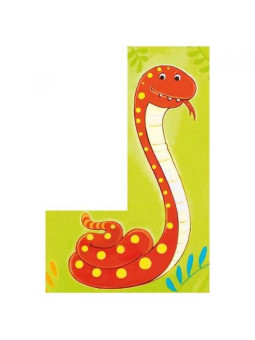 Klocki sześcienne dzikie zwierzęta