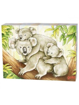 Puzzle klocki zwierzęta Australii