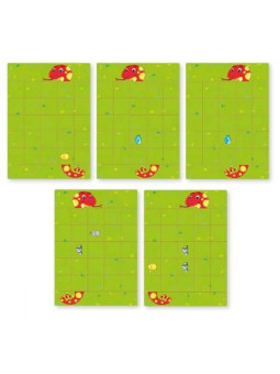 Układanka magnetyczna Głodny wąż