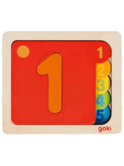 Puzzle warstwowe nauka liczenia