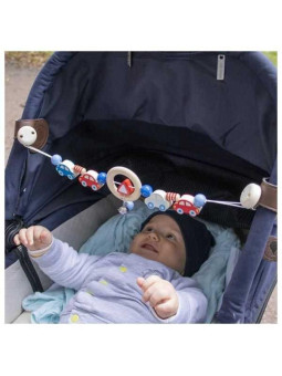 Łańcuszek do wózka Samochodziki z zapięciami