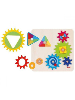 Układanka kształty i koła zębate