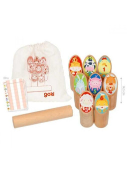 Kubb Wikingów ze zwierzątkami