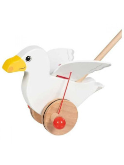 Drewniana Mewa Jonas do pchania