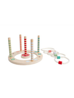 BS Toys, drewniana gra Rzut obręczą na koło