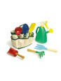 Zestaw małego ogrodnika do zabawy  dla dzieci, zestaw ogrodusmall foot design - drewniany zestaw zabawek do ogrodu dla 3 latka Zestaw małego ogrodnika do zabawy  dla dzieci, zestaw ogrodusmall foot design - drewniany zestaw zabawek do ogrodu dla 3 latka