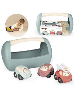 SMOBY Little Skrzyneczka z samochodzikami Vroom Planet