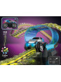 SMOBY Flextreme Neon Tor Samochodowy z Autem Zestaw Startowy SMOBY Flextreme Neon Tor Samochodowy z Autem Zestaw Startowy